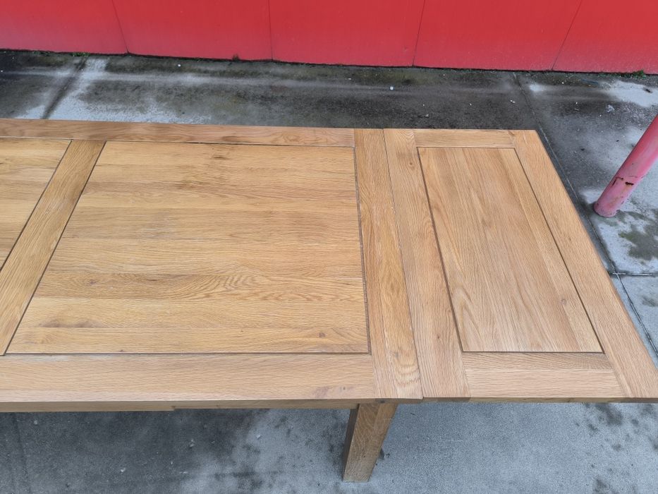 Масивна маса от Дъб+ пейка 2.80м