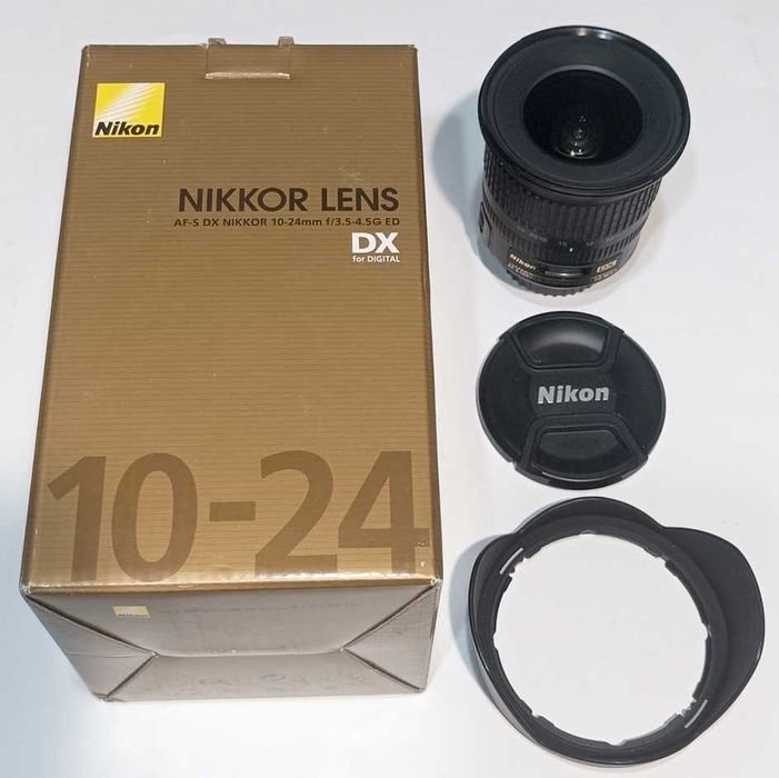 Продавам: обектив Обектив AF-S DX NIKKOR 10-24mm f/3.5-4.5G ED