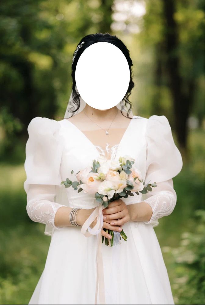 Свадебное платье, одевали раз