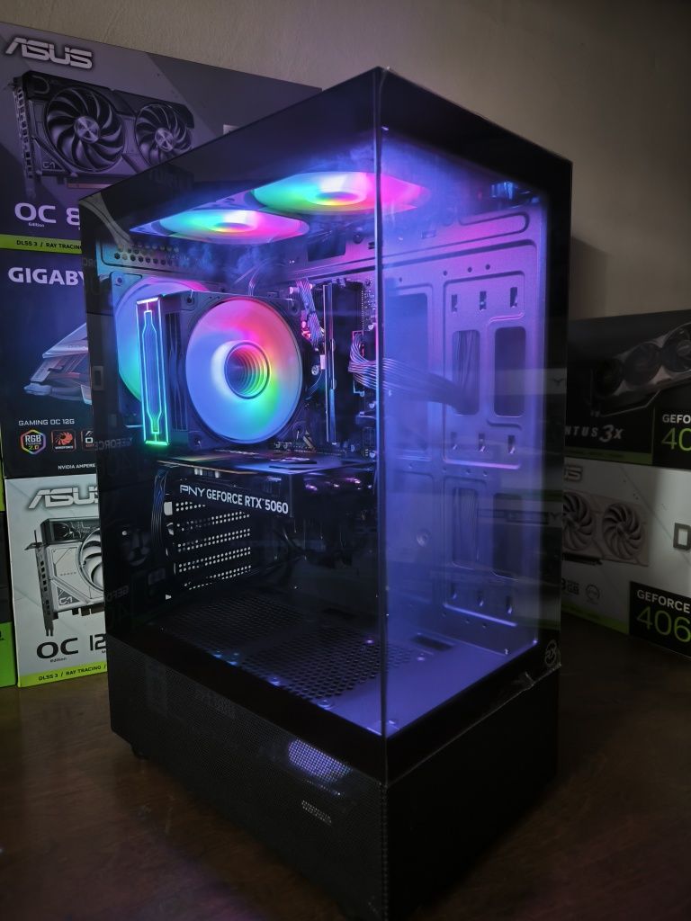 Игровой Core I5-12400F RTX5060 8Гб DDR4 32Гб, M.2 Nvme 512Tb + HDD 1Tb