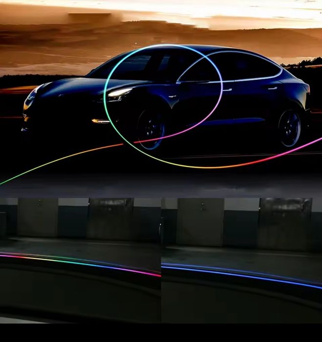 Lumina Ambientala Symphony 150cm Siliconata Pentru Bord