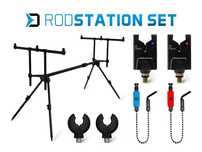 Set pentru pescuitul la crap clasic / feeder Delphin RodSTATION