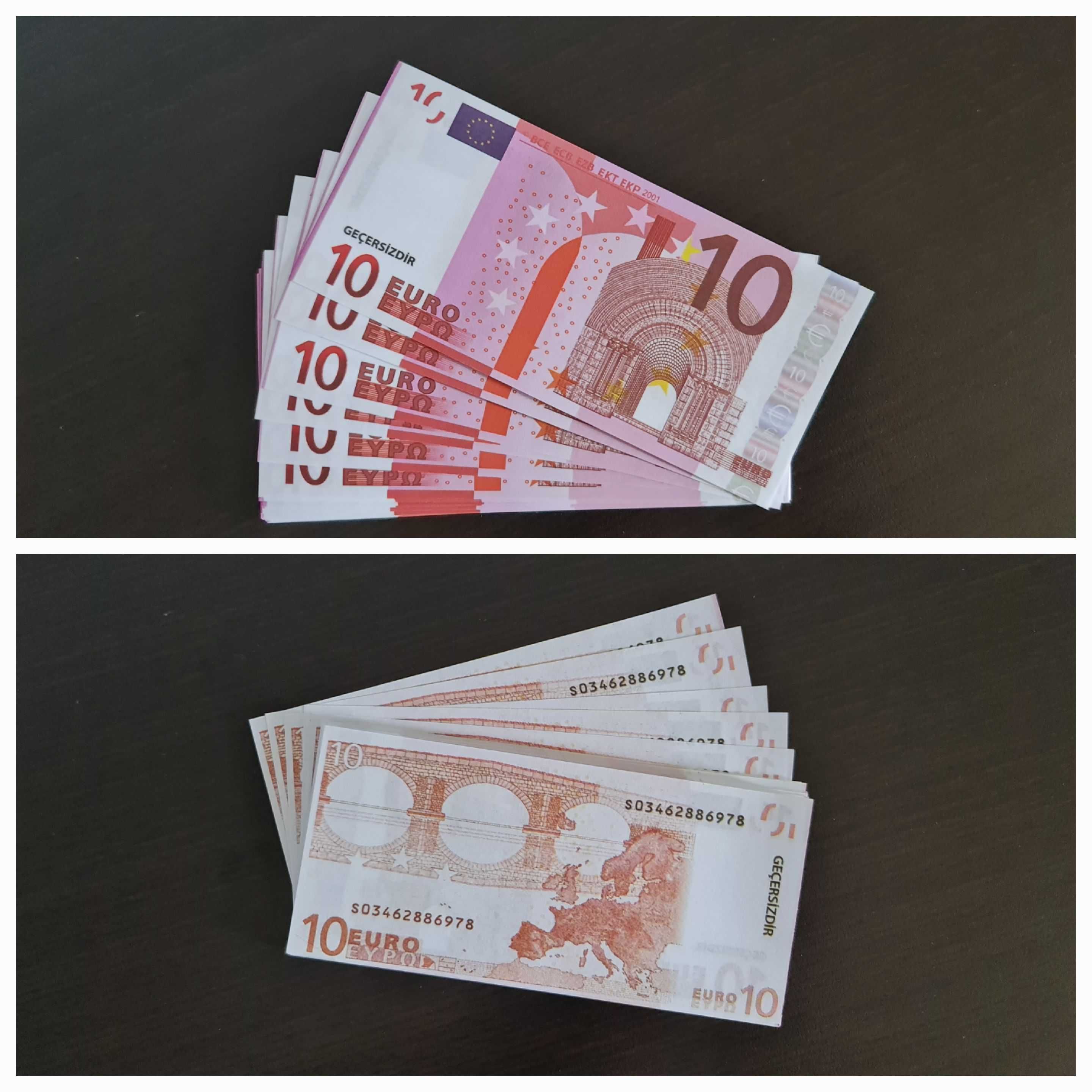 Евро банкноти реквизит подходящи за сватби, празненстава, парти и др