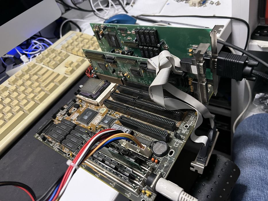 Piese retro testate pentru un build 486 dx2 50mhz