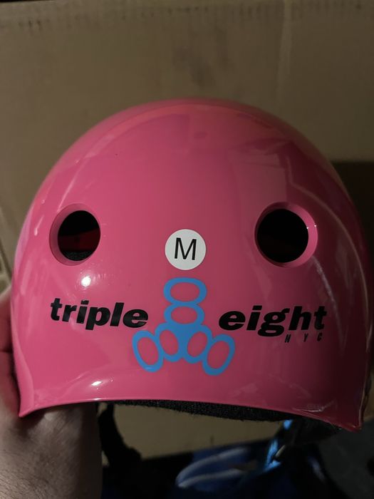 Patine cu rotile, geanta si casca