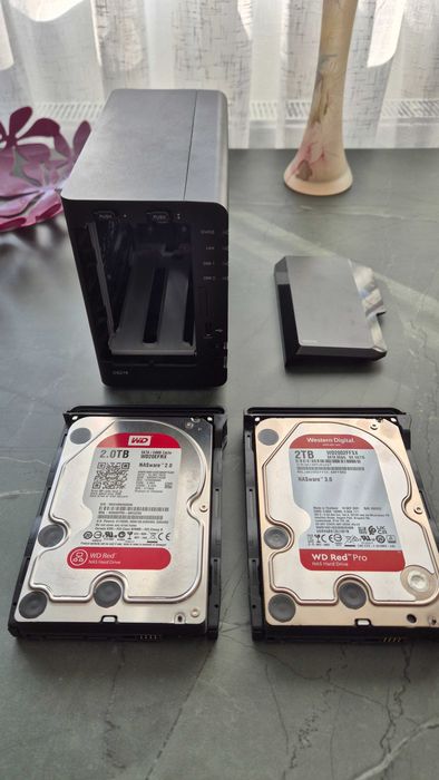 Nas Synology DS218 + 2x Hdd WD Red