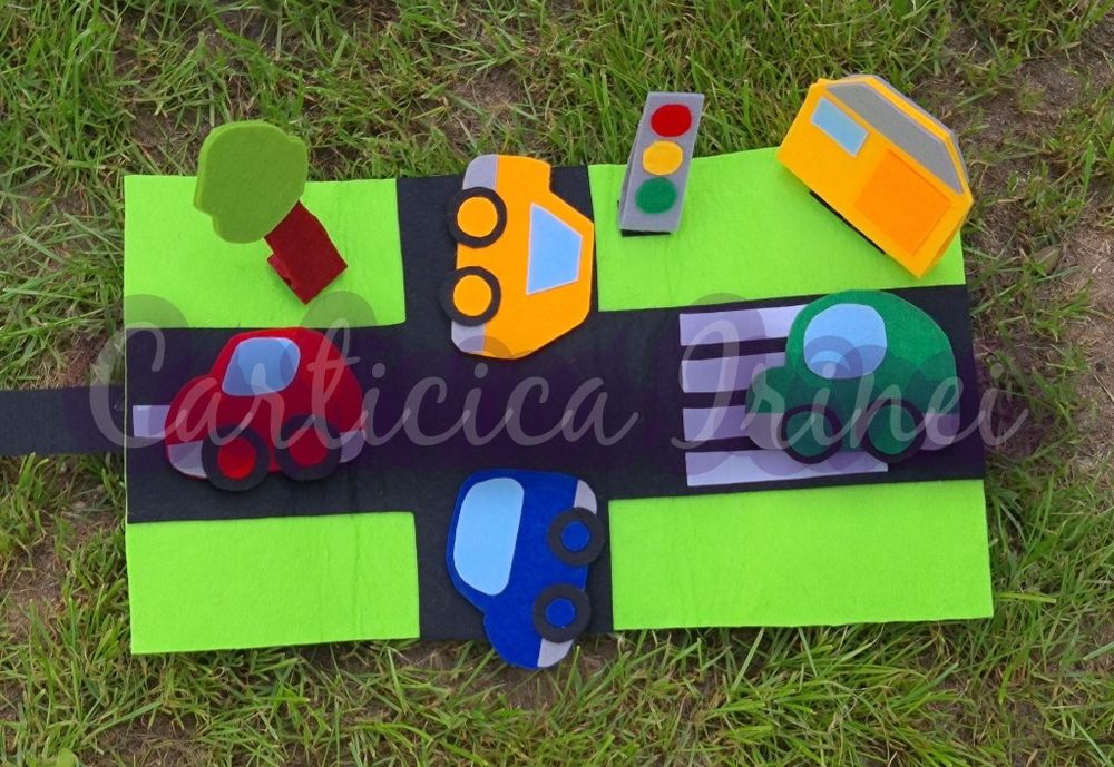 Cadou Set fetru tematică mașini