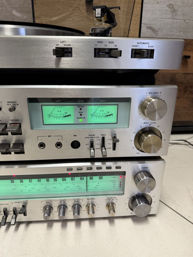 Ретро аудио система - сет - ресивър и дек ITT HIFI 8033, 8021