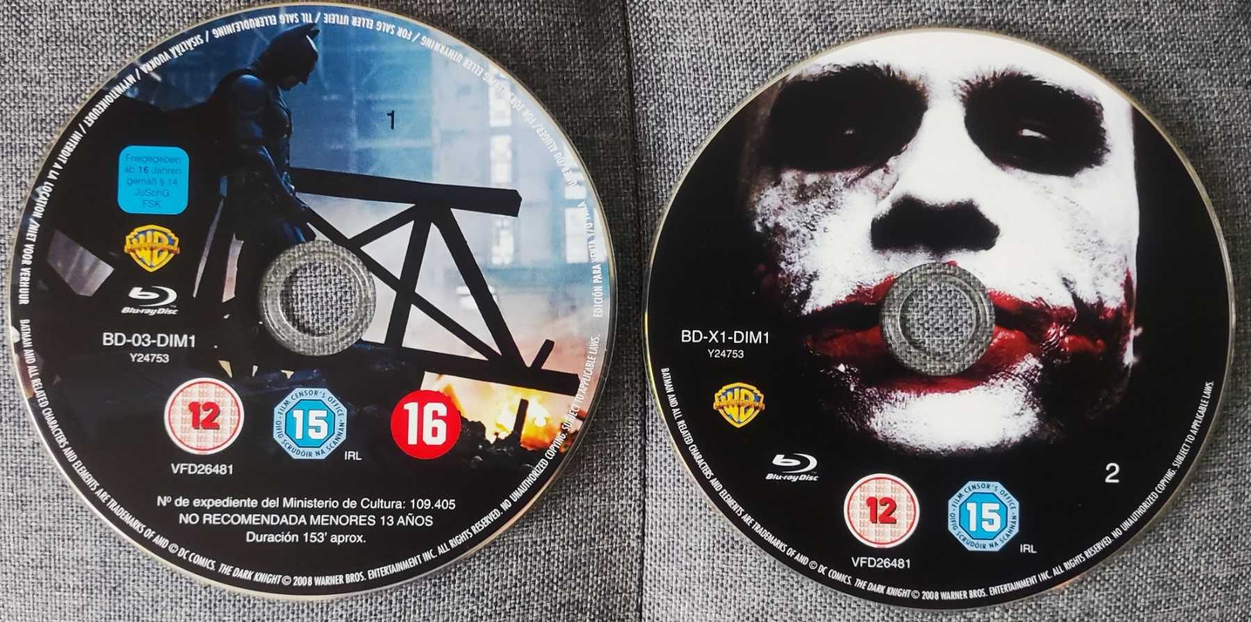 The Dark Knight Blu-ray филм