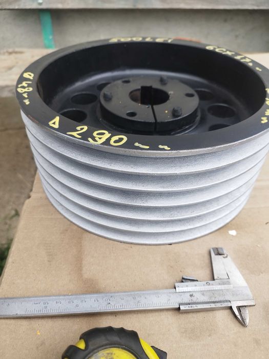 Fulie cu 6 curele de 17 diametrul 290 mm