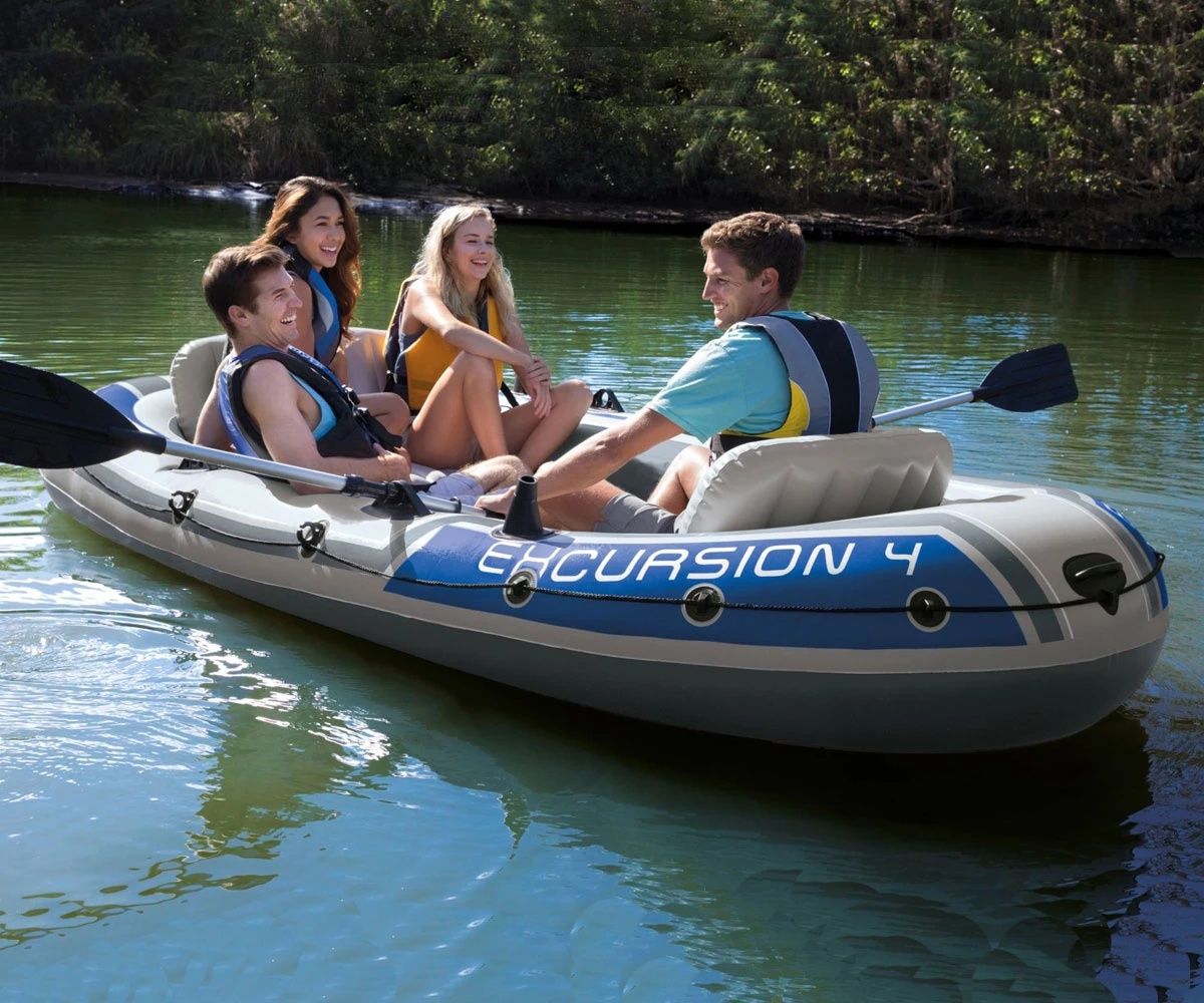 Артикул Intex Надуваема лодка комплект Excursion 4