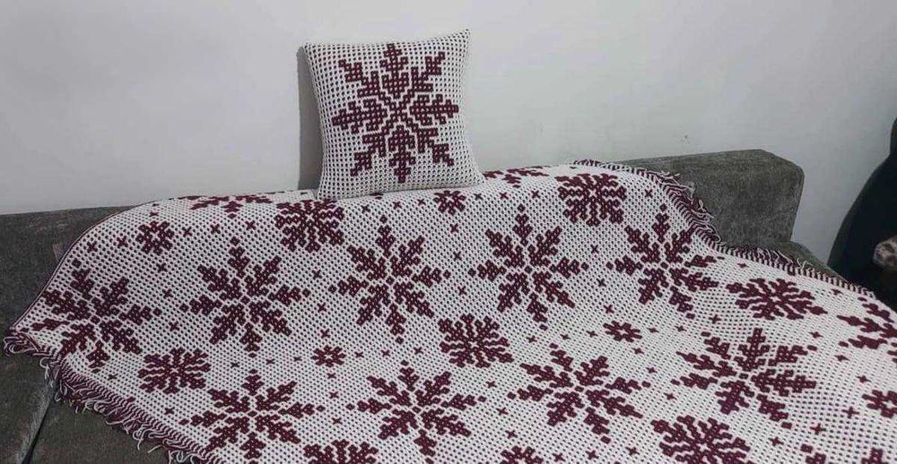 Плед новогодний новый