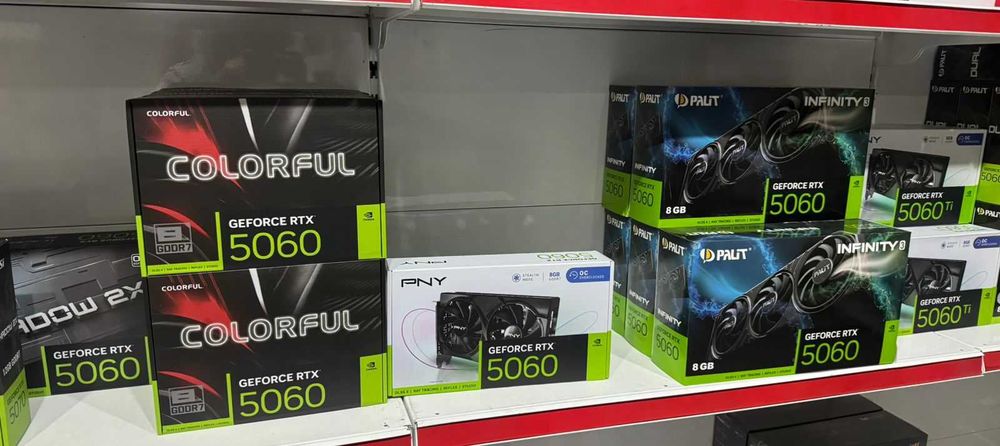 Новые видеокарты с гарантии. Видеокарты RTX 50 серии