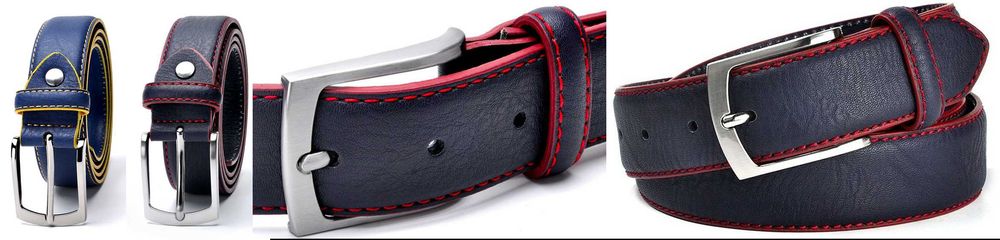 Curea de piele Casual Busines L=130cm. Design Italian! Noi!