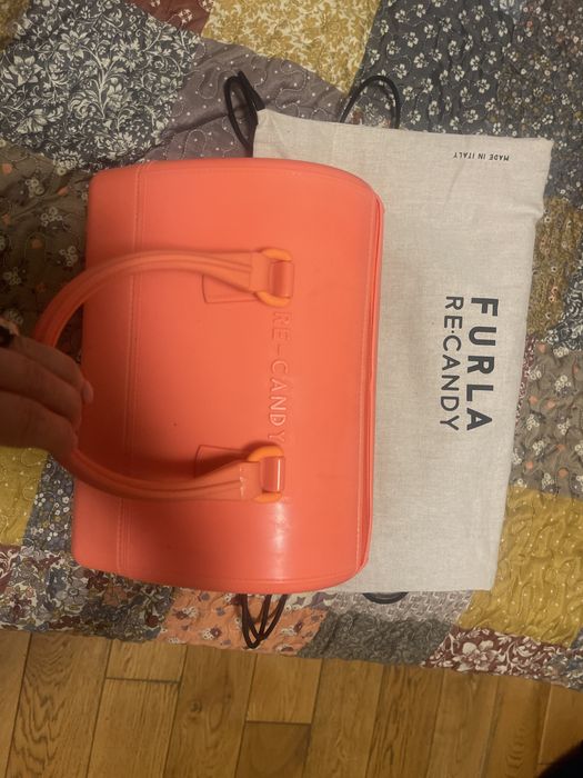 Чанта Furla Re candy -coral