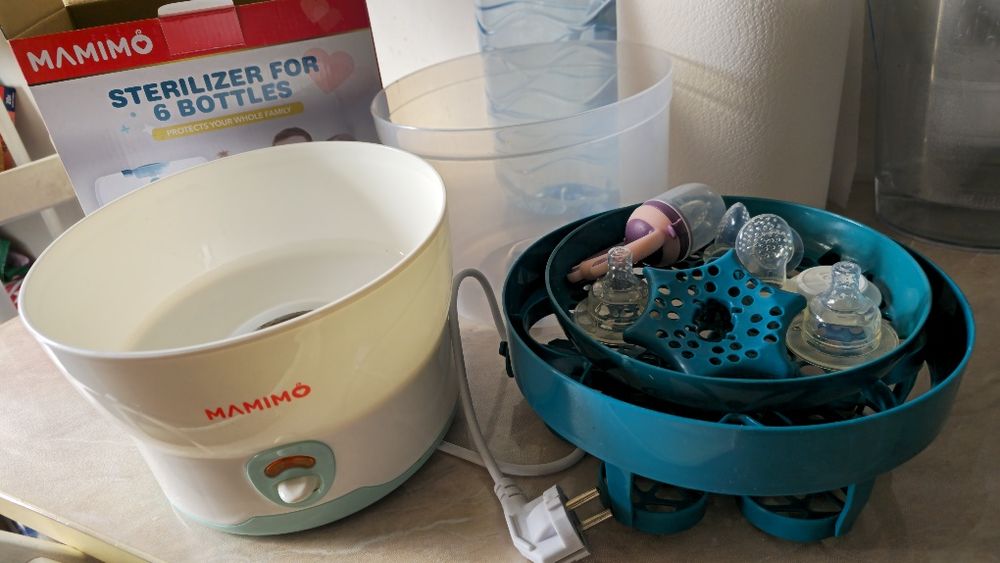 Sterilizator electric pentru 6 biberoane Mamimo BS1001