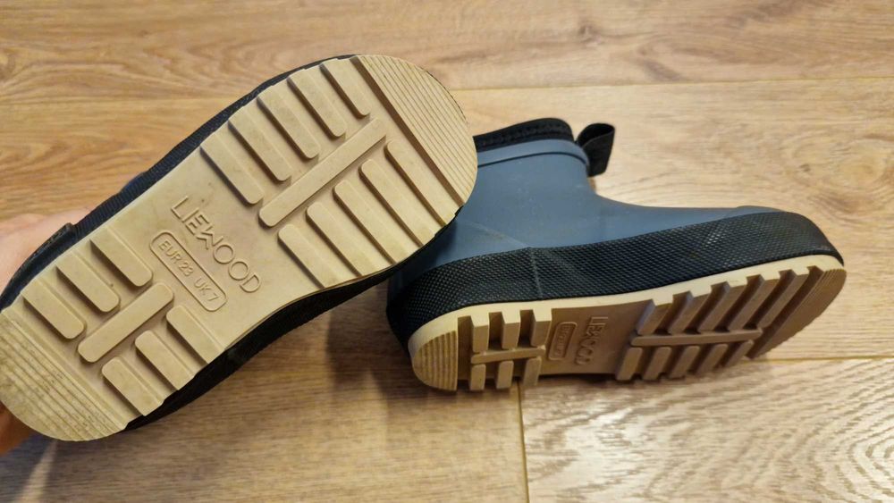 Ботушки за дъжд Liewood Ruby Hybrid Rain Boot - Whale blue / sandy