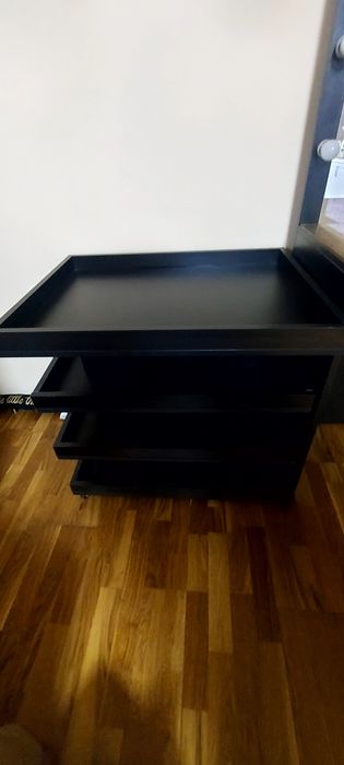 Masa machiaj cu oglinda și noptiera