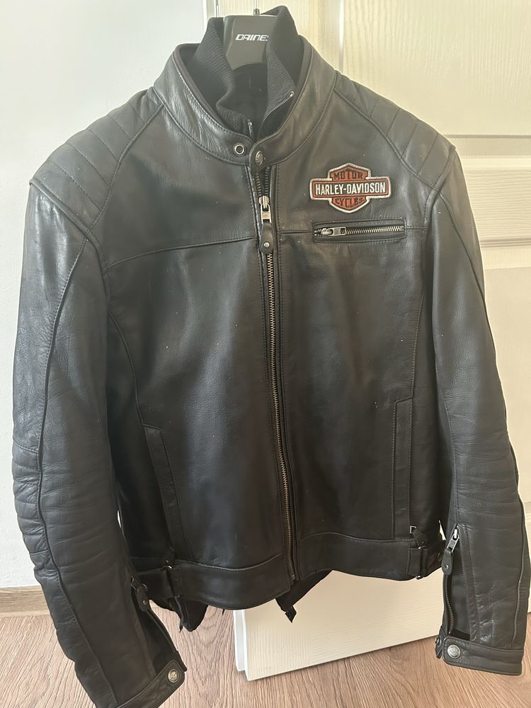 Vand geaca piele moto Harley Davidson masura M