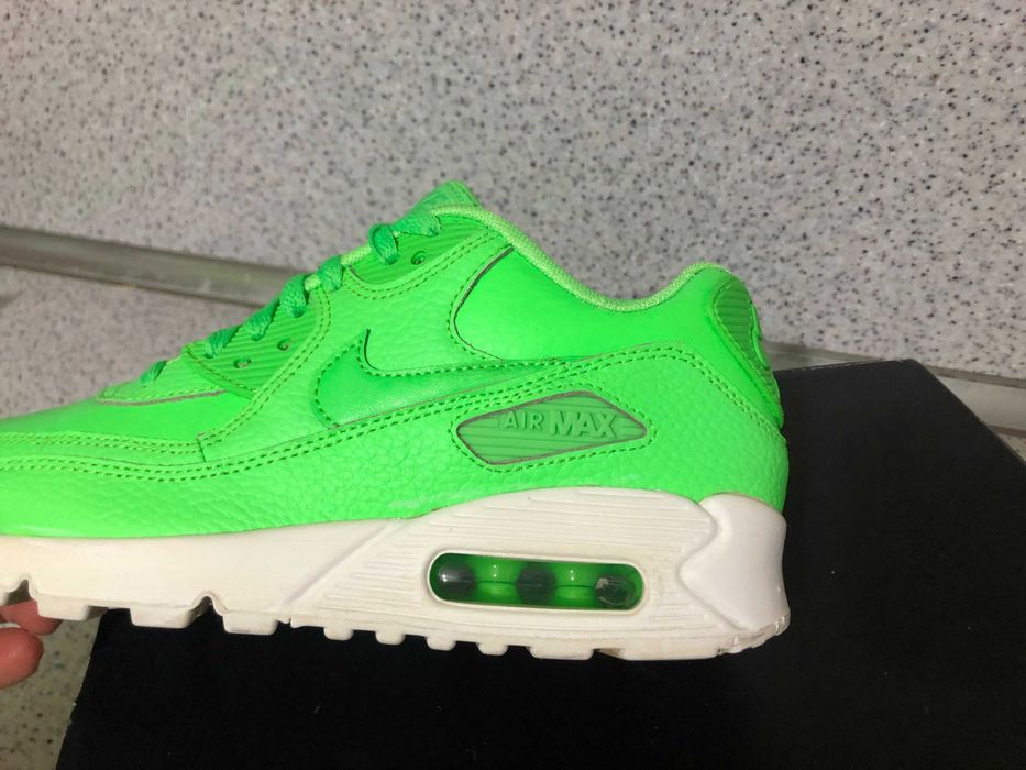 ОРИГИНАЛНИ *** Nike Air Max 90 Leather / Green White