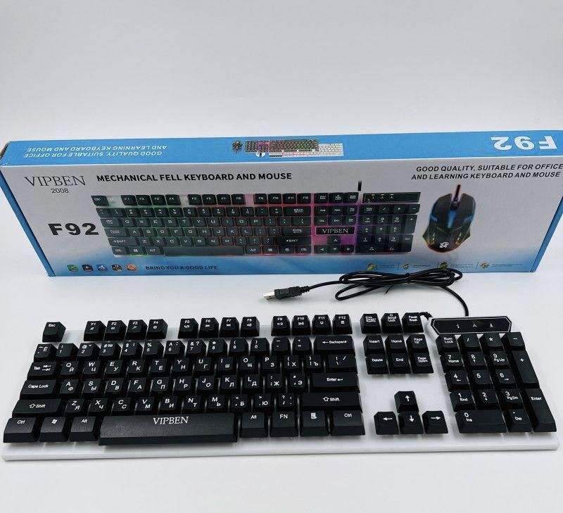 Игровая клавиатура + мышка с подсветкой RGB