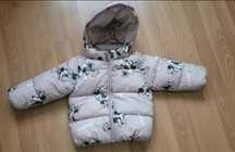 H&M Geaca Mickey Mouse roz cu glugă