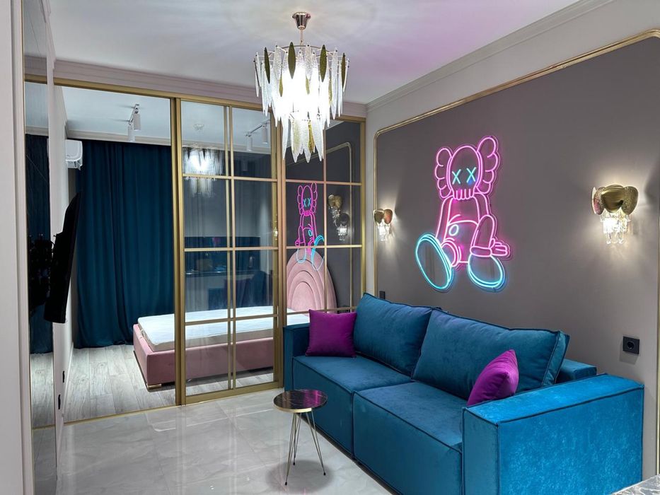 Новая однокомнатная квартира с видом на горы