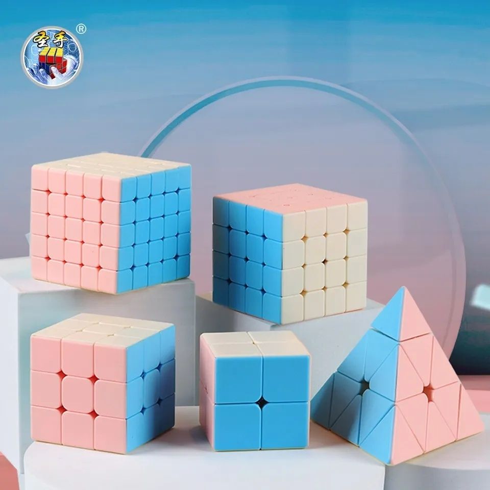 Cub Rubik mini 2x2. Glisare super ușoară. Viteza ajustabilă