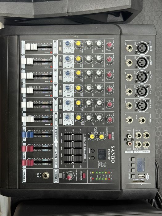 Активный микшерный пульт 602 D 350 w