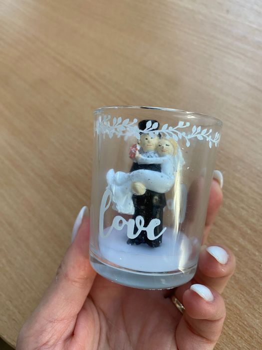 30бр свещи младоженци за декорация или подаръци за гости на сватба