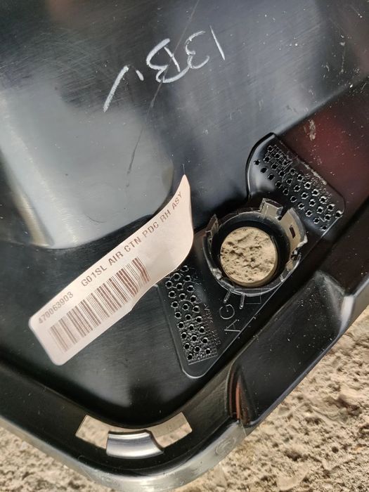 Grila captare aer dreapta bara fata cu locas senzor parcare BMW X3 G01 2017-2025 Cod: 9451142 / 139605-14