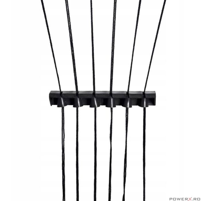 Uscator rufe de tavan, 6x130 cm, negru, Sepio