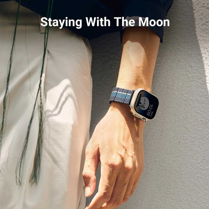 Ремешки Pitaka Apple Watch Modern & Moon 42/44/45/49 мм. Доставка