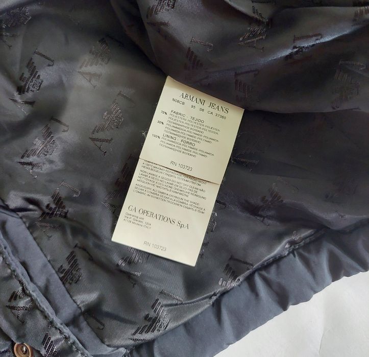 Armani Jeans 100% оригинално Армани оригинално тъмно синьо яке