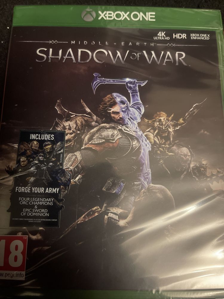 Xbox one Middle earth shadow of war