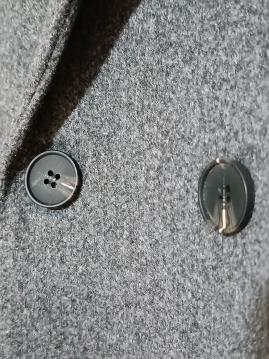 Мужское серое пальто