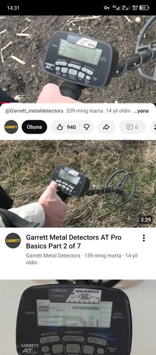 Garit metal detektor