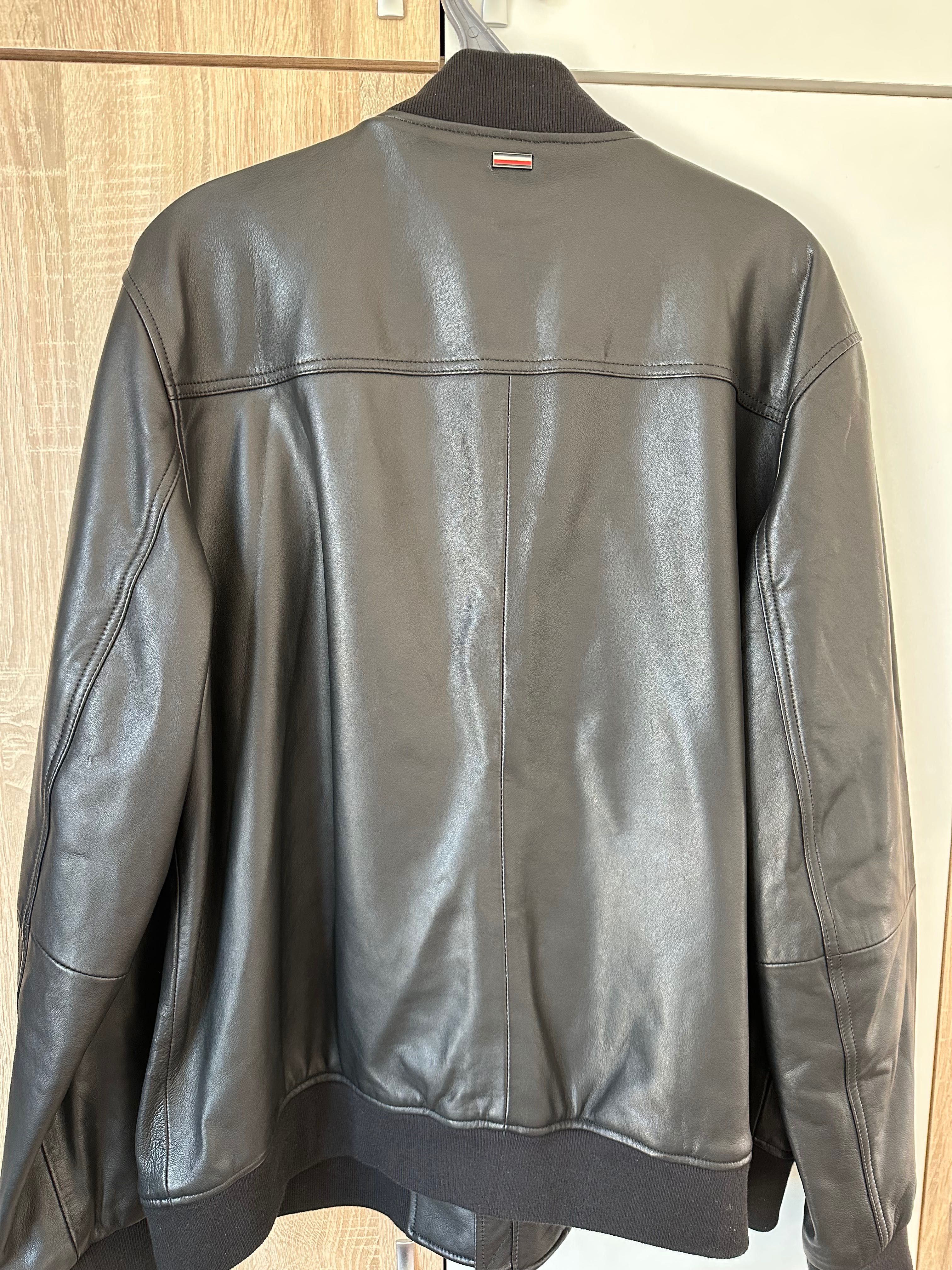 Оригинално кожено яке Tommy Hilfiger XL