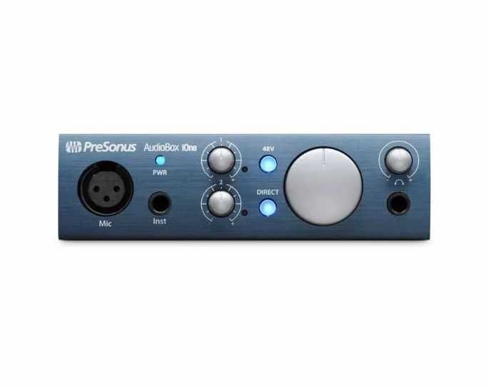 Външна аудио карта PreSonus AudioBox iOne аудио интерфейс