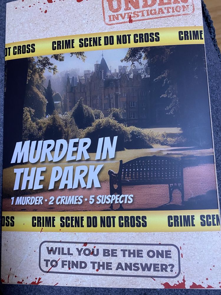 Joc de societate Murder in the Park - Cardly Games