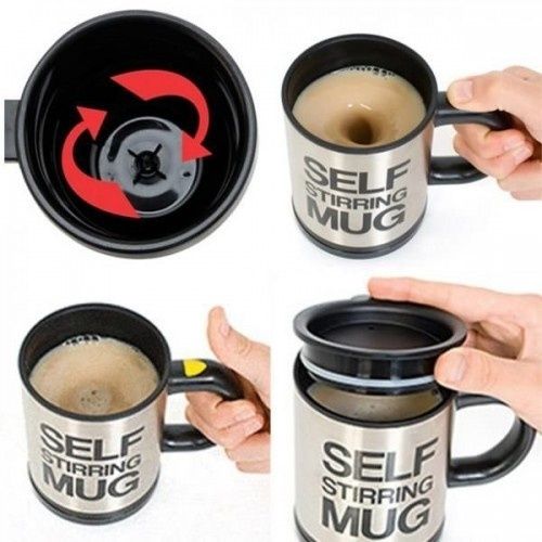 Кружка-мешалка Self Stirring Mug-O'z-o'zini aralashtirilgan krujka