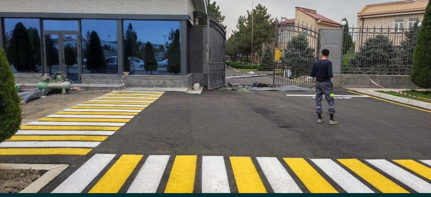 Sifatli Razmetka chiziqlarini chizamiz