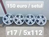 Jante aluminiu r17 / Mercedes Vw Audi Skoda Seat / 5x112