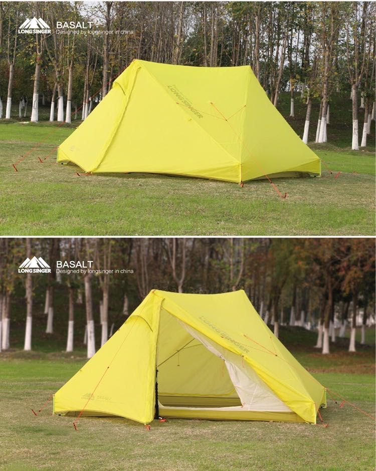 2х местная палатка Longsinger Basalt ультралегкая, с силик. покрытием
