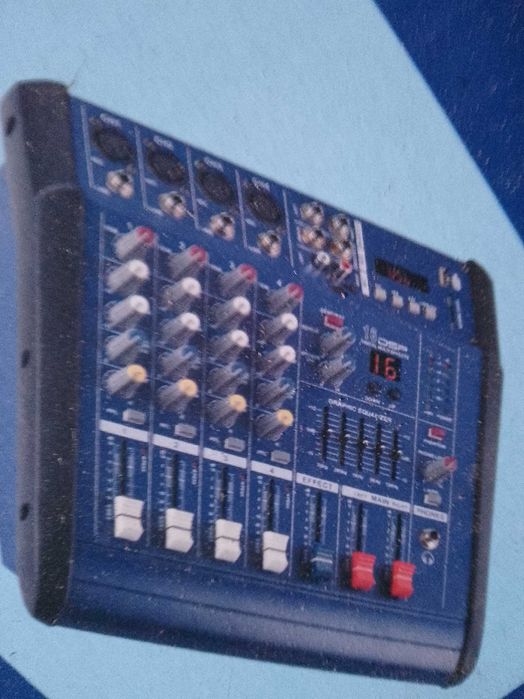 Mixer audio cu amplificator