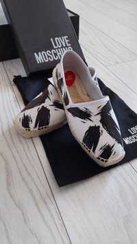 Espadrile Love Moschino, piele, marimea 36