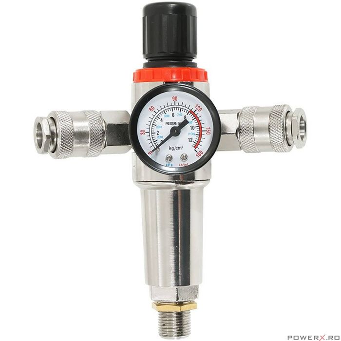 Regulator de presiune pentru compresor, 3/8 inch Verke