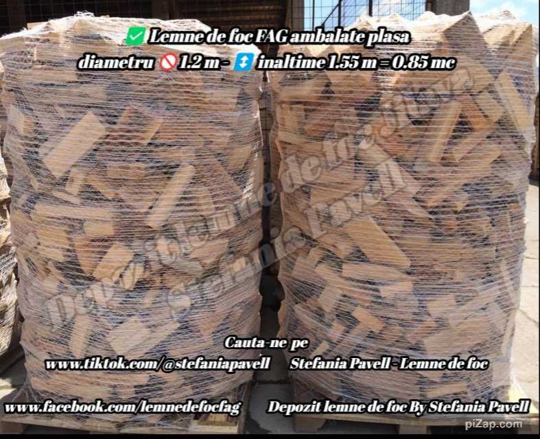 Lemne de foc fag pentru centrale, seminee , sobe si cuptoare pizza