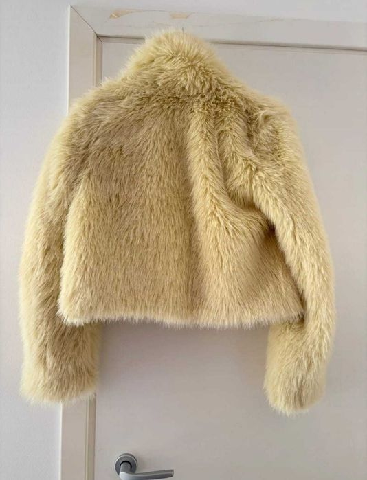 Geaca cropped faux ZARA - Marimea XS