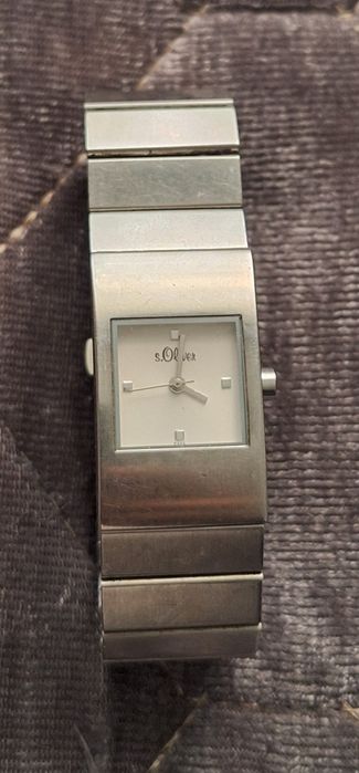 Ceas dama S'Oliver curea metalică, stare bună